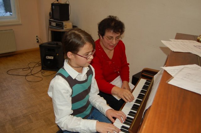 Vorführung der Musikschüler im Pi-Haus Freiberg am 11.12.2011